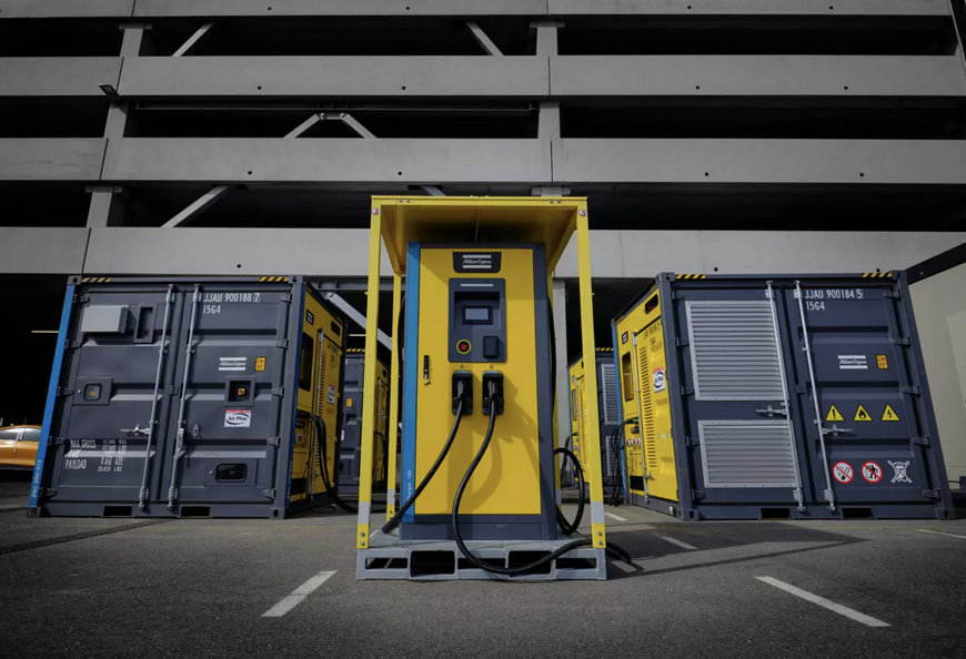 Atlas Copco amplía sus sistemas de almacenamiento de energía para revolucionar la industria del suministro de energía portátil 